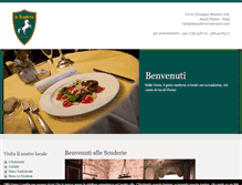 Tablet Screenshot of lescuderieristorante.com